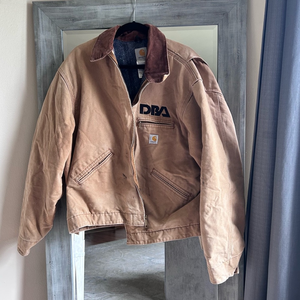 Vintage Carhartt Beige Jacket JO1 BRN